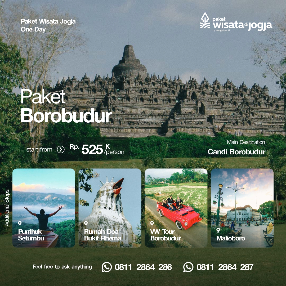 Paket Wisata Jogja 1 Hari