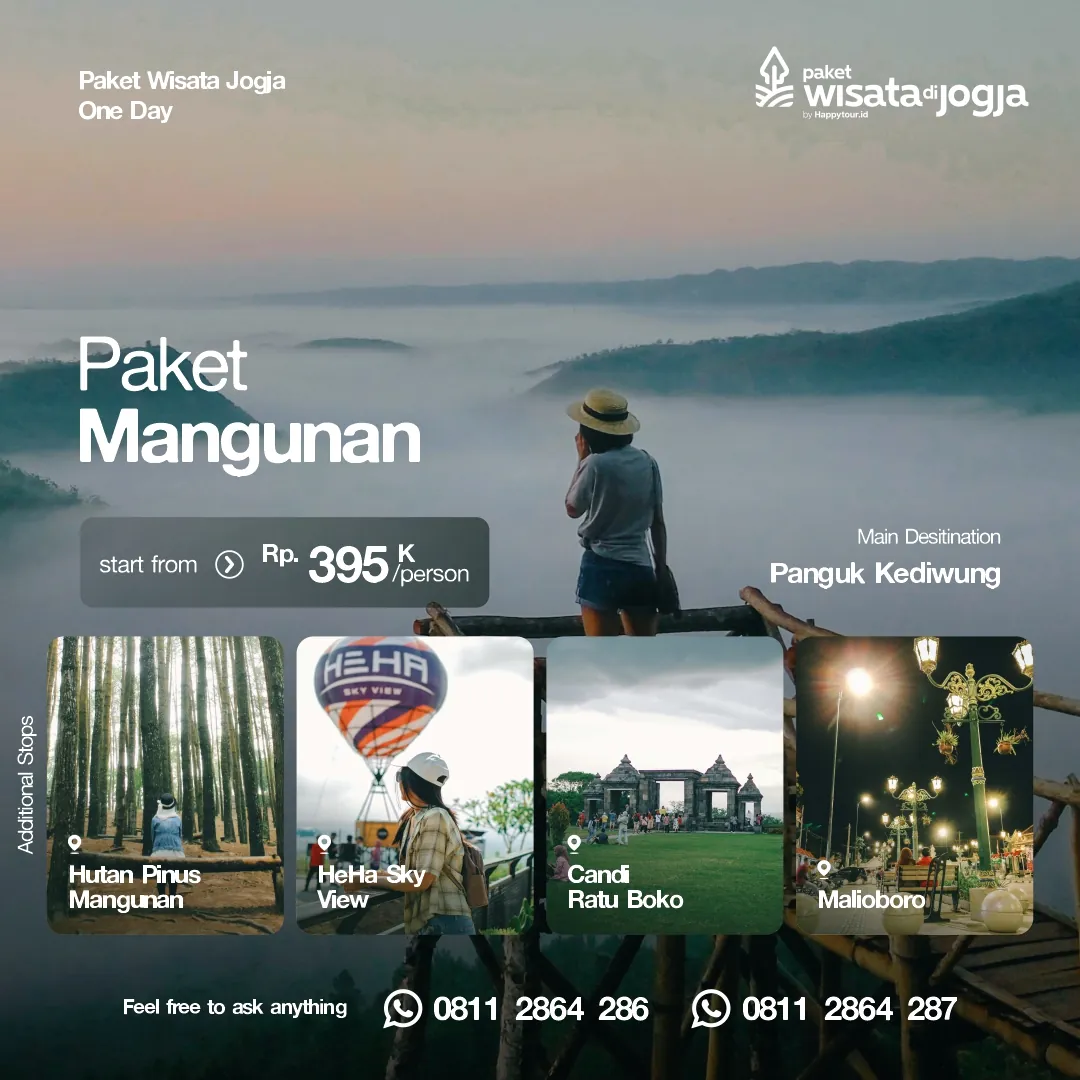 Paket Wisata Jogja 1 Hari 